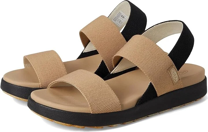 KEEN Elle Backstrap Women's Shoes Cornstalk/Black : 6.5 B - Medium, Synthetic