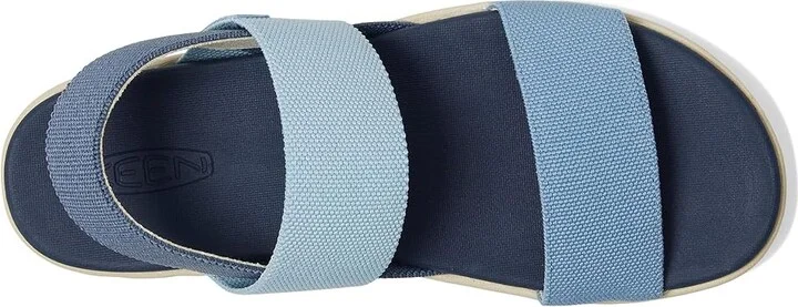 KEEN Elle Backstrap Women's Shoes Faded Denim/Skyway : 9.5 B - Medium, Synthetic - Image 2