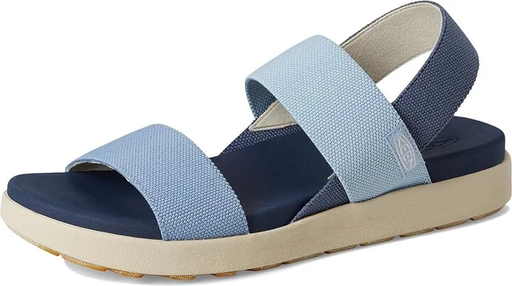 KEEN Elle Backstrap Women's Shoes Faded Denim/Skyway : 9.5 B - Medium, Synthetic - Image 5