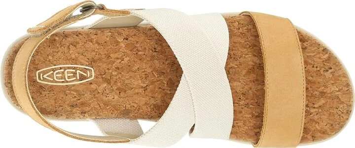 KEEN Elle Crisscross Women's Shoes Birch/Curry : 8 B - Medium, Rubber - Image 2
