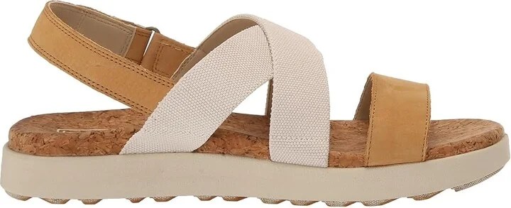 KEEN Elle Crisscross Women's Shoes Birch/Curry : 8 B - Medium, Rubber - Image 4