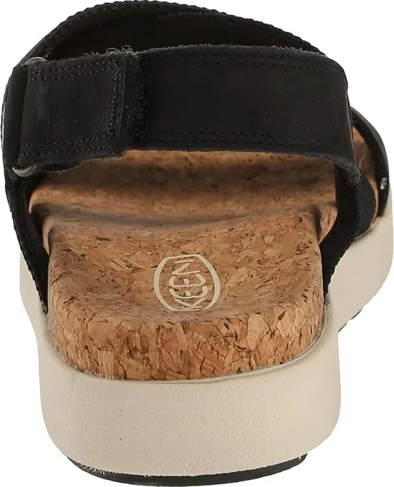 KEEN Elle Crisscross Women's Shoes Black/Birch : 9.5 B - Medium, Rubber - Image 4