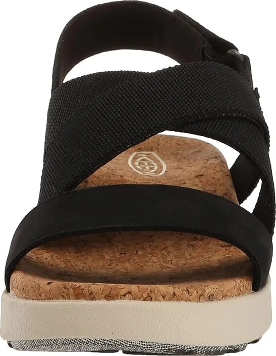 KEEN Elle Crisscross Women's Shoes Black/Birch : 9.5 B - Medium, Rubber - Image 5