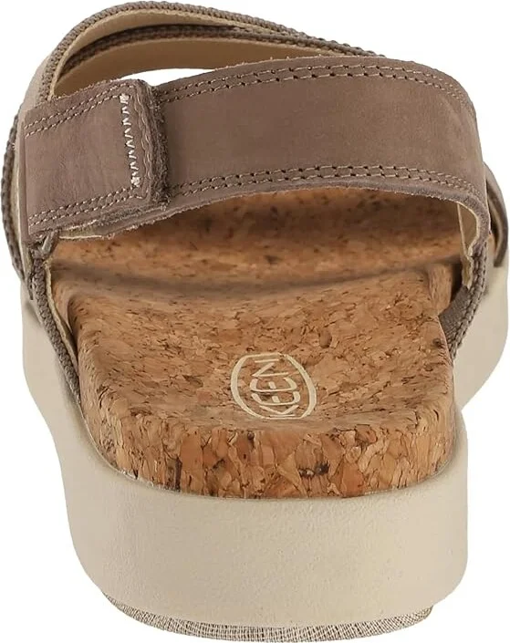 KEEN Elle Crisscross Women's Shoes Brindle/Birch : 9.5 B - Medium, Rubber - Image 4