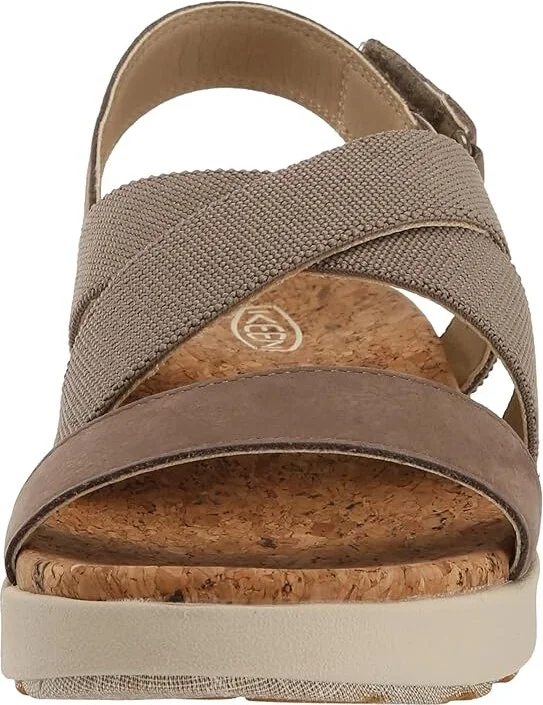 KEEN Elle Crisscross Women's Shoes Brindle/Birch : 9.5 B - Medium, Rubber - Image 5