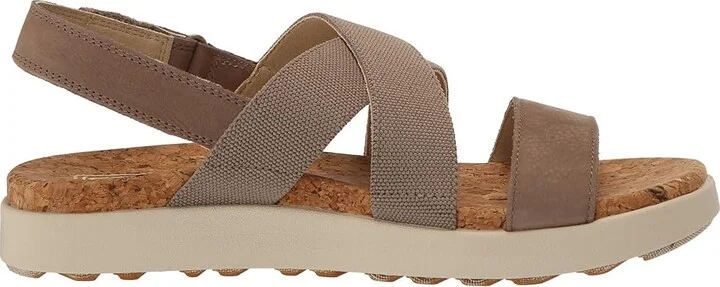KEEN Elle Crisscross Women's Shoes Brindle/Birch : 9.5 B - Medium, Rubber - Image 6
