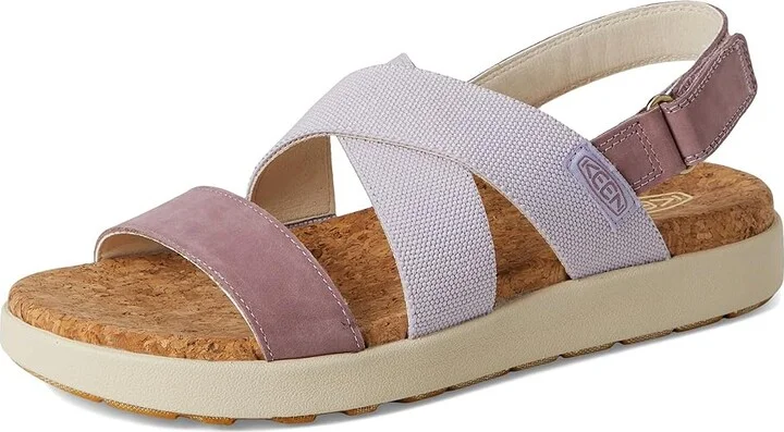 KEEN Elle Crisscross Women's Shoes Thistle/Toadstool : 11 B - Medium, Rubber - Image 5