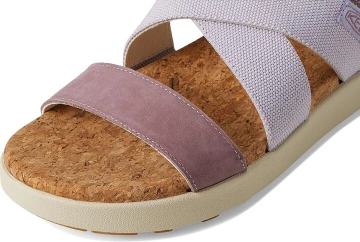 KEEN Elle Crisscross Women's Shoes Thistle/Toadstool : 11 B - Medium, Rubber - Image 7