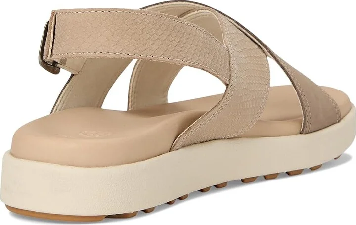 KEEN Elle Luxe Cross Strap Women's Shoes Plaza Taupe/Brindle : 9.5 B - Medium, Leather - Image 4