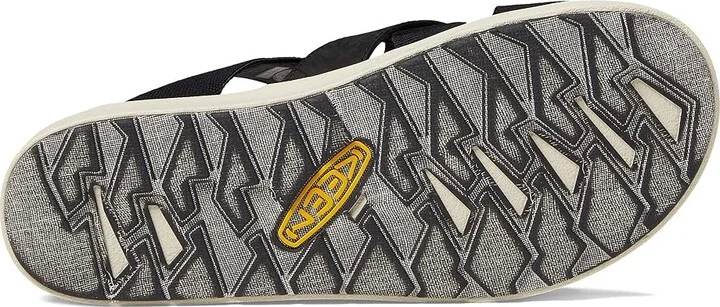 KEEN Elle Mixed Slide Women's Shoes Black/Birch : 9.5 B - Medium, Leather/Textile - Image 3