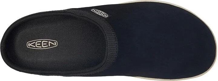 KEEN Elle Mule Suede Women's Clog Shoes Black/Birch : 5 B - Medium, Leather/Suede - Image 2