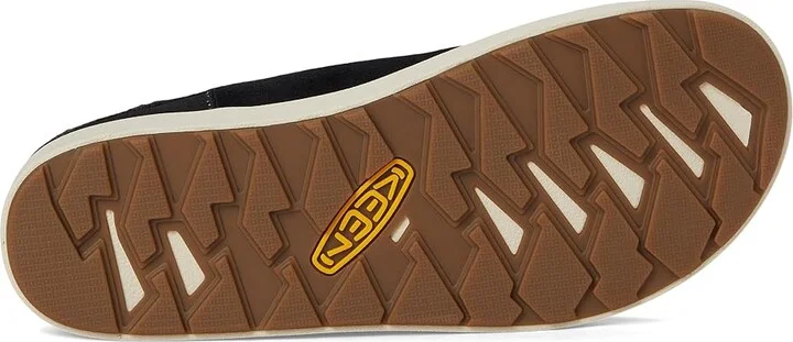 KEEN Elle Mule Suede Women's Clog Shoes Black/Birch : 5 B - Medium, Leather/Suede - Image 3