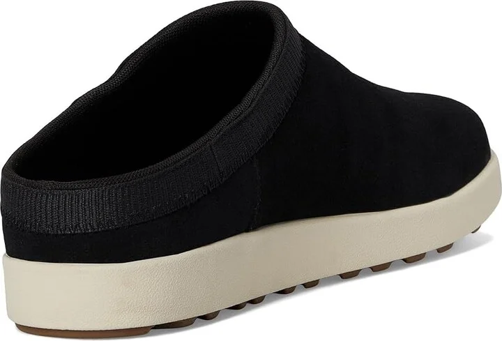 KEEN Elle Mule Suede Women's Clog Shoes Black/Birch : 5 B - Medium, Leather/Suede - Image 4