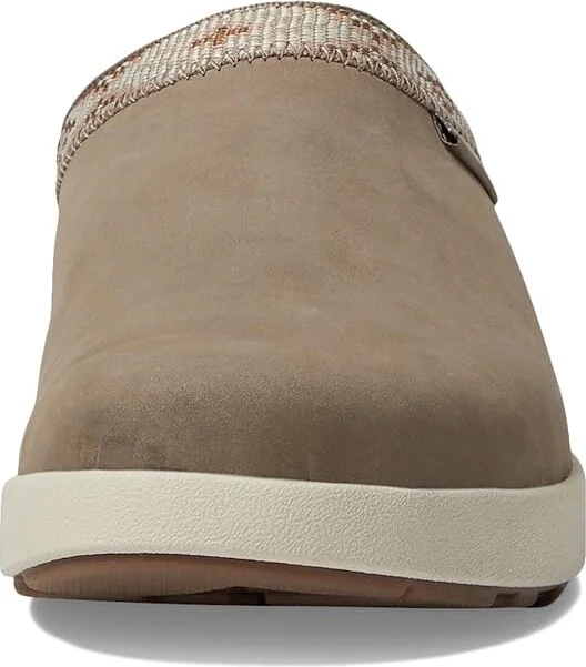KEEN Elle Mule Suede Women's Clog Shoes Brindle/Birch : 9.5 B - Medium, Leather/Suede - Image 2