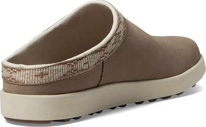 KEEN Elle Mule Suede Women's Clog Shoes Brindle/Birch : 9.5 B - Medium, Leather/Suede - Image 4