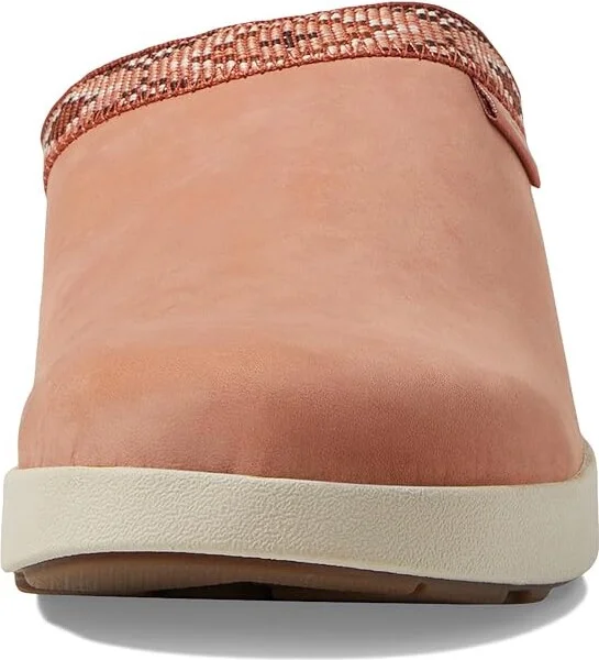 KEEN Elle Mule Suede Women's Clog Shoes Cork/Birch : 9.5 B - Medium, Leather/Suede - Image 2