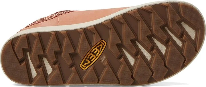 KEEN Elle Mule Suede Women's Clog Shoes Cork/Birch : 9.5 B - Medium, Leather/Suede - Image 3