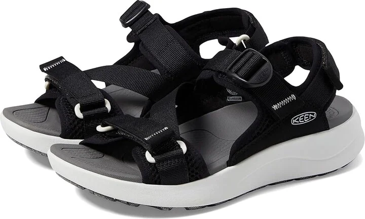 KEEN Elle Sport Backstrap Women's Shoes Black/Steel Grey : 8 B - Medium