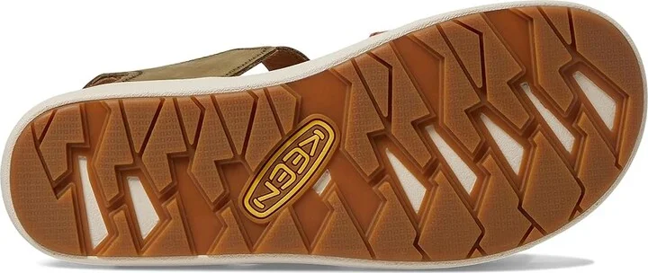 KEEN Ellecity Backstrap Women's Shoes Martini Olive/Baked Clay : 9 B - Medium, Leather - Image 3