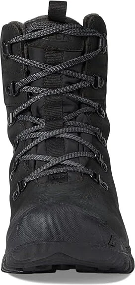 KEEN Greta Boot Waterproof Women's Waterproof Boots Black/Black : 6.5 B - Medium, Leather - Image 2