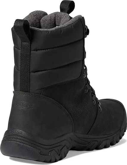KEEN Greta Boot Waterproof Women's Waterproof Boots Black/Black : 6.5 B - Medium, Leather - Image 4