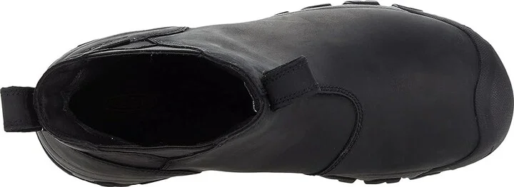 KEEN Greta Chelsea WP Women's Shoes Black/Steel Grey : 9.5 B - Medium, Leather - Image 2