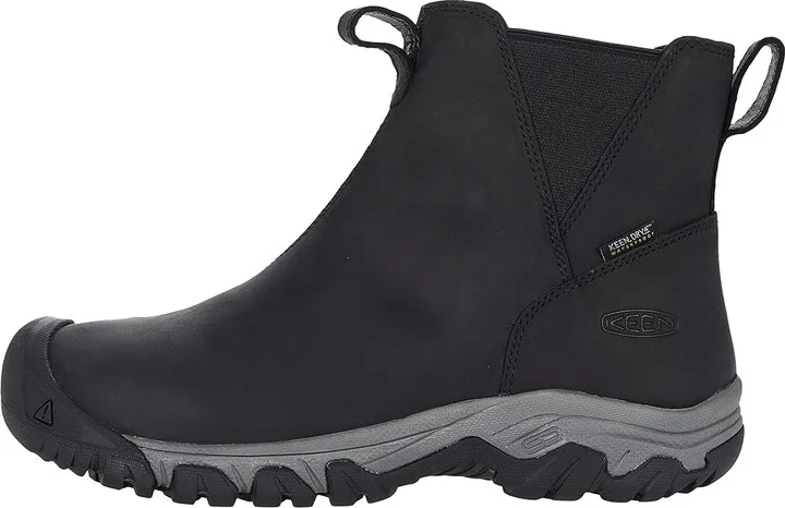 KEEN Greta Chelsea WP Women's Shoes Black/Steel Grey : 9.5 B - Medium, Leather - Image 6