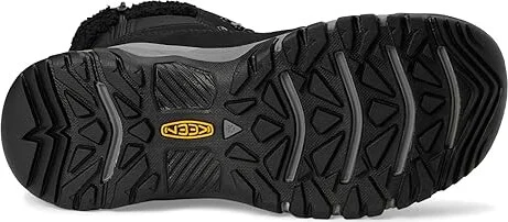 KEEN Greta Tall Classic Waterproof Women's Snow Shoes Black/Black : 9 B - Medium, Leather - Image 3
