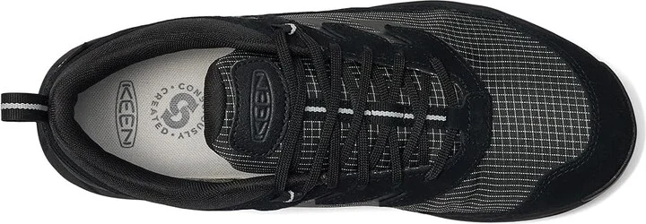 KEEN Hightrail EXP Waterproof Hiking Shoes Men's Climbing Shoes Black/Magnet : 14 D - Medium, Leather - Image 2
