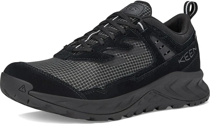 KEEN Hightrail EXP Waterproof Hiking Shoes Men's Climbing Shoes Black/Magnet : 14 D - Medium, Leather - Image 5