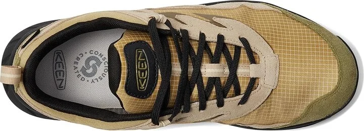 KEEN Hightrail EXP Waterproof Hiking Shoes Men's Climbing Shoes Khaki/Safari : 8.5 D - Medium, Leather/Synthetic - Image 2