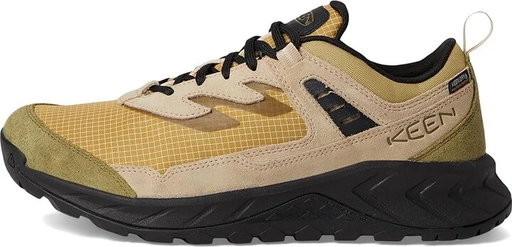 KEEN Hightrail EXP Waterproof Hiking Shoes Men's Climbing Shoes Khaki/Safari : 8.5 D - Medium, Leather/Synthetic - Image 6