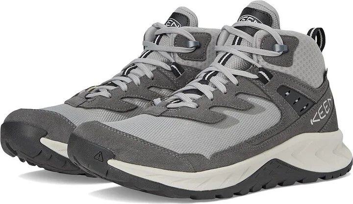 KEEN Hightrail Mid Waterproof Men's Hiking Boots Alloy/Vapor : 9.5 D - Medium, Leather