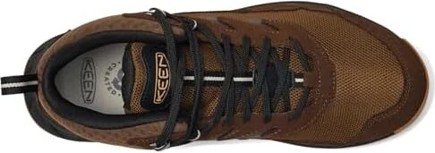 KEEN Hightrail Mid Waterproof Men's Hiking Boots Dark Earth/Oak Buff : 9.5 D - Medium, Leather - Image 2