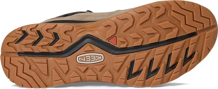 KEEN Hightrail Mid Waterproof Wide Men's Hiking Boots Brindle/Oak Buff : 9.5 D - Medium, Leather - Image 3