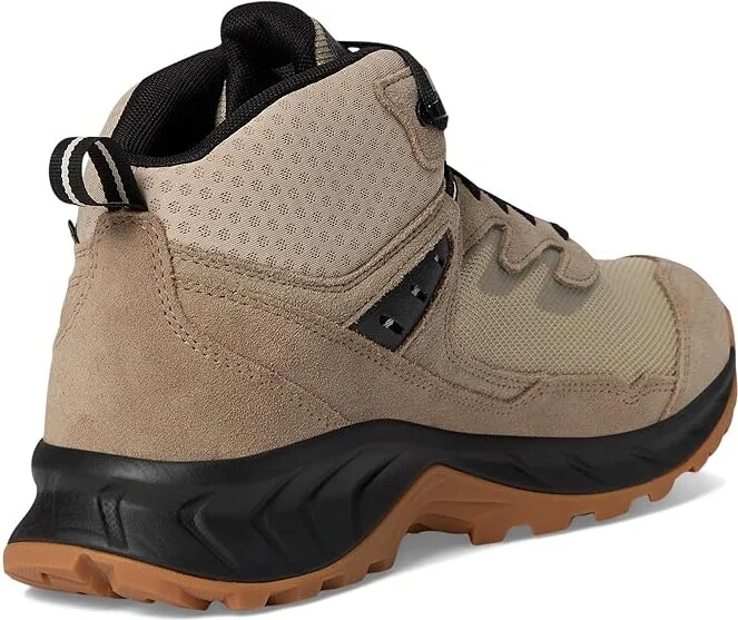 KEEN Hightrail Mid Waterproof Wide Men's Hiking Boots Brindle/Oak Buff : 9.5 D - Medium, Leather - Image 4