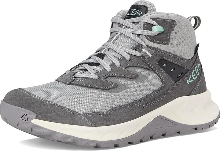 KEEN Hightrail Mid Waterproof Women's Hiking Boots Alloy/Lichen : 9.5 B - Medium, Leather/Rubber - Image 5
