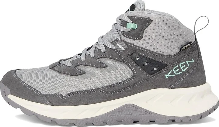 KEEN Hightrail Mid Waterproof Women's Hiking Boots Alloy/Lichen : 9.5 B - Medium, Leather/Rubber - Image 6