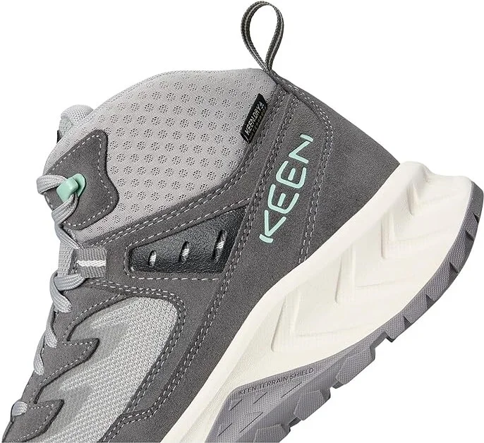 KEEN Hightrail Mid Waterproof Women's Hiking Boots Alloy/Lichen : 9.5 B - Medium, Leather/Rubber - Image 7
