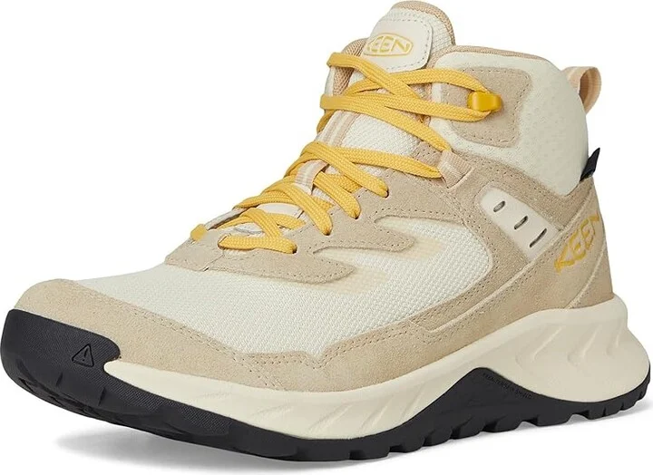 KEEN Hightrail Mid Waterproof Women's Hiking Boots Birch/Daffodil : 9.5 B - Medium, Leather/Rubber - Image 5