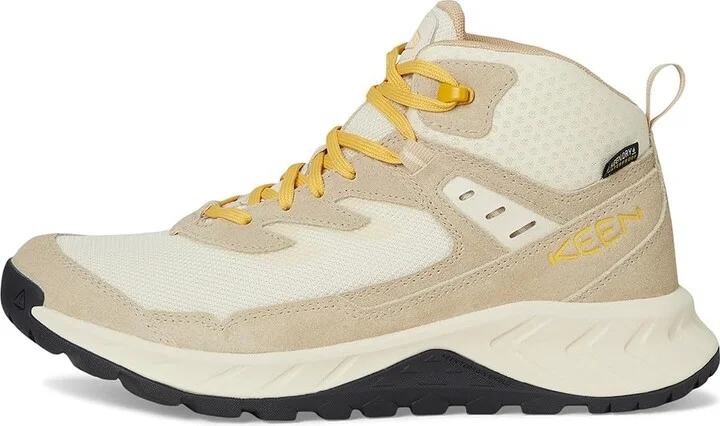 KEEN Hightrail Mid Waterproof Women's Hiking Boots Birch/Daffodil : 9.5 B - Medium, Leather/Rubber - Image 6