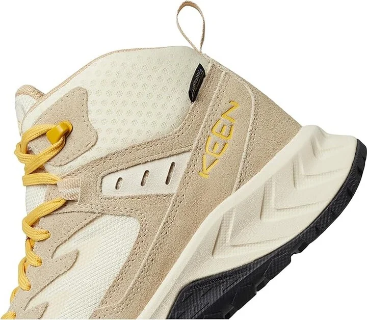 KEEN Hightrail Mid Waterproof Women's Hiking Boots Birch/Daffodil : 9.5 B - Medium, Leather/Rubber - Image 7