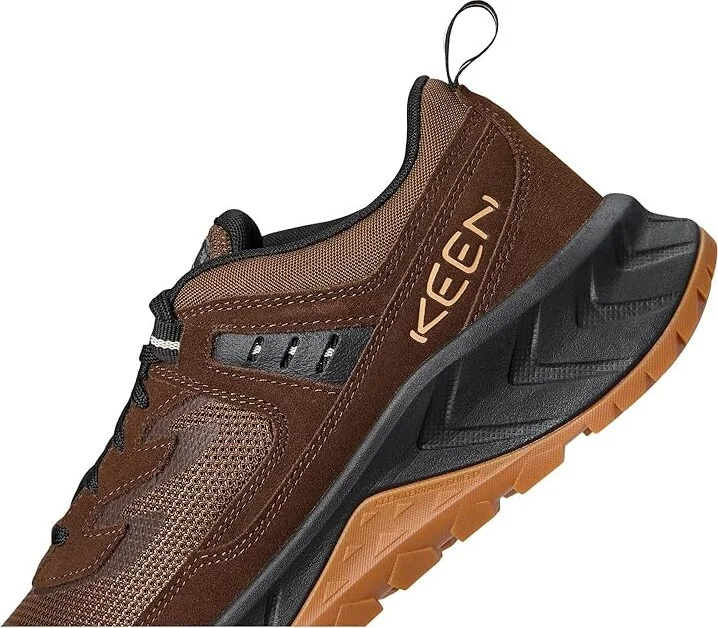 KEEN Hightrail Vent Men's Climbing Shoes Dark Earth/Oak Buff : 8 D - Medium, Leather - Image 7