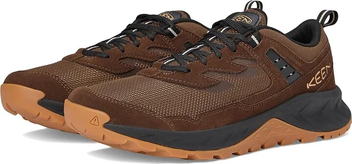 KEEN Hightrail Vent Men's Climbing Shoes Dark Earth/Oak Buff : 8 D - Medium, Leather