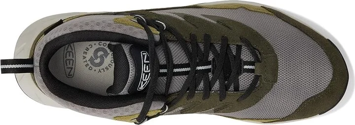 KEEN Hightrail Waterproof Hiking Boots Men's Hiking Boots Steel Grey/ForeST Night : 10.5 D - Medium, Leather - Image 2