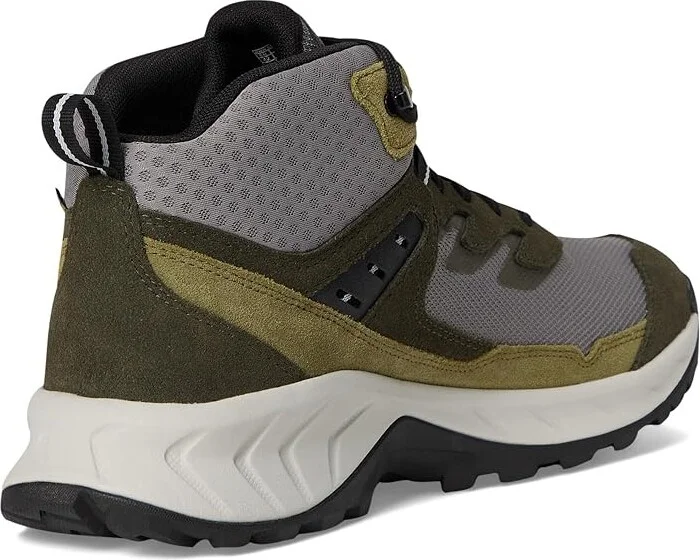 KEEN Hightrail Waterproof Hiking Boots Men's Hiking Boots Steel Grey/ForeST Night : 10.5 D - Medium, Leather - Image 4