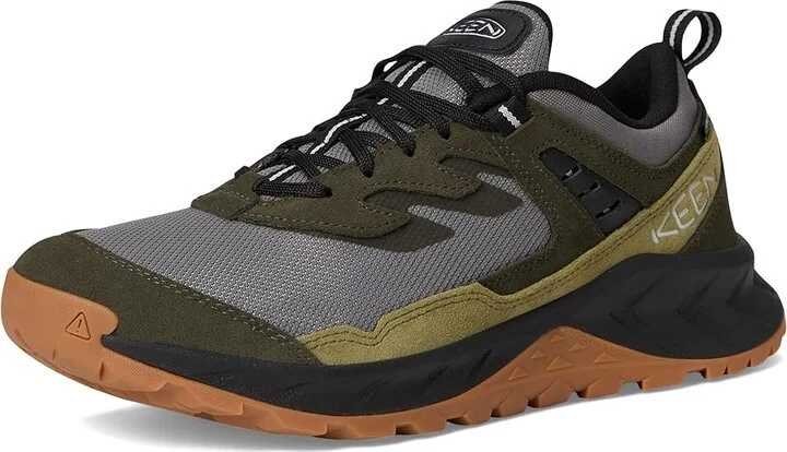 KEEN Hightrail Waterproof Hiking Shoes Men's Shoes Steel Grey/ForeST Night : 7 D - Medium, Leather - Image 5