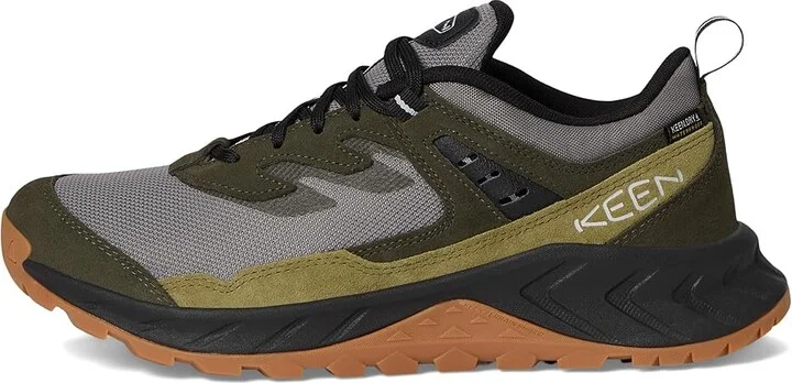 KEEN Hightrail Waterproof Hiking Shoes Men's Shoes Steel Grey/ForeST Night : 7 D - Medium, Leather - Image 6
