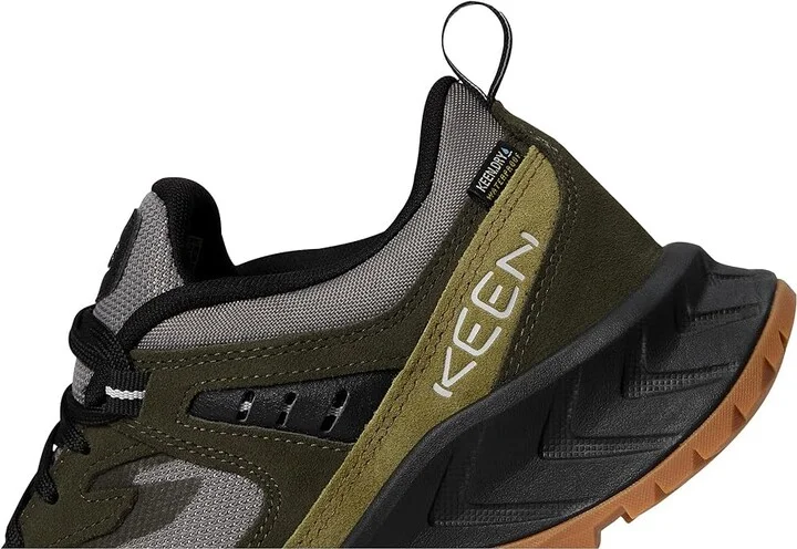 KEEN Hightrail Waterproof Hiking Shoes Men's Shoes Steel Grey/ForeST Night : 7 D - Medium, Leather - Image 7