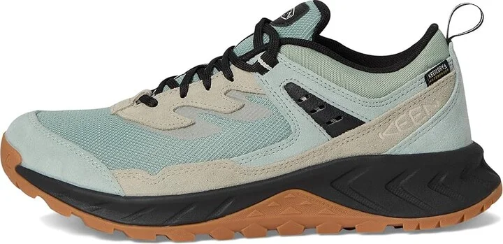 KEEN Hightrail Waterproof Hiking Shoes Women's Shoes Iceberg Green/Abbey Stone : 10 B - Medium, Leather - Image 6